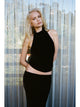 Back Wrap Top | Velour Brown