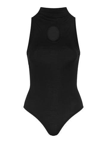 Sculpted Bodysuit | Black