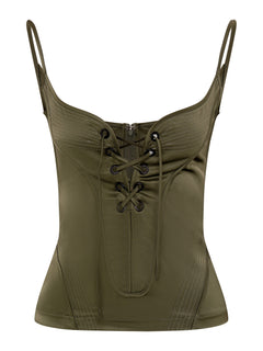 Paloma Singlet | Loden Green