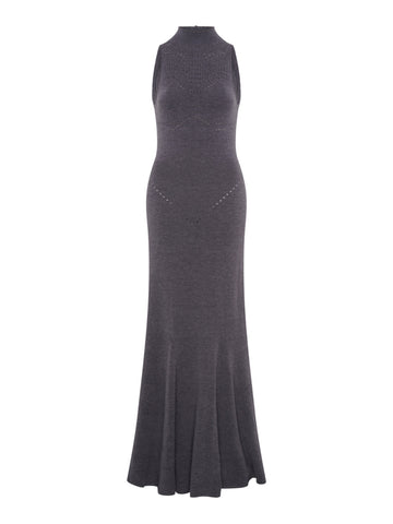 Mona Dress | Melange Gray