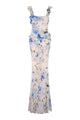 Romantic Ruffle Dress | Ocean Veil Print
