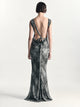 Cruz Dress | Croc Print Black