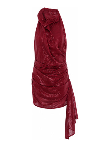 Amadea Dress | Oxblood