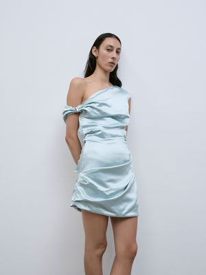 Claw Remmy Mini Dress | Mineral Blue