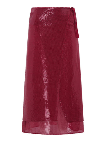 Kitty Skirt | Oxblood