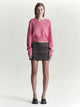 Cass Mini Skirt | Tabacco Snake Skin
