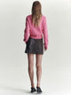 Cass Mini Skirt | Tabacco Snake Skin