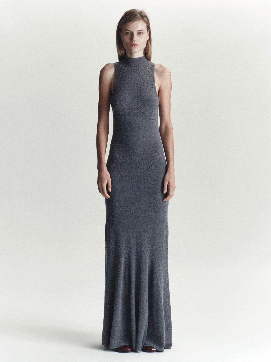 Mona Dress | Melange Gray