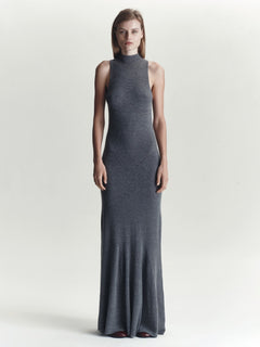 Mona Dress | Melange Gray