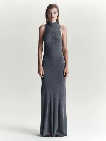 Mona Dress | Melange Gray