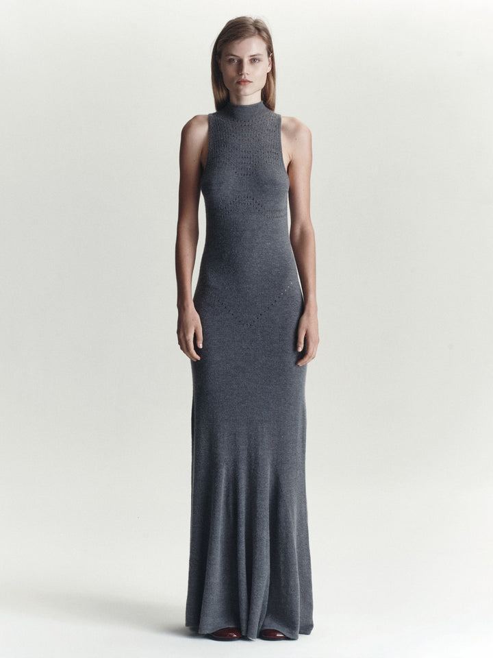Mona Dress | Melange Gray