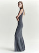Mona Dress | Melange Gray