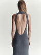 Mona Dress | Melange Gray