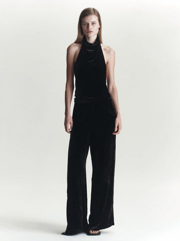 Bias Lounge Pant | Velour Brown