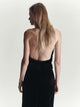 Back Wrap Top | Velour Brown
