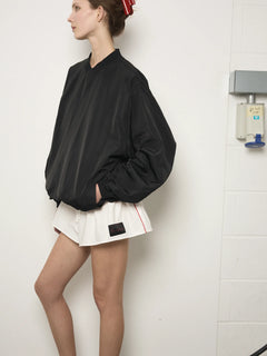 Elemental Austin Shorts | White & Red Piping