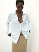 Elemental Staple Silk Shirt | Ice Blue
