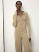 Elemental Mesh Bodysuit | Almond