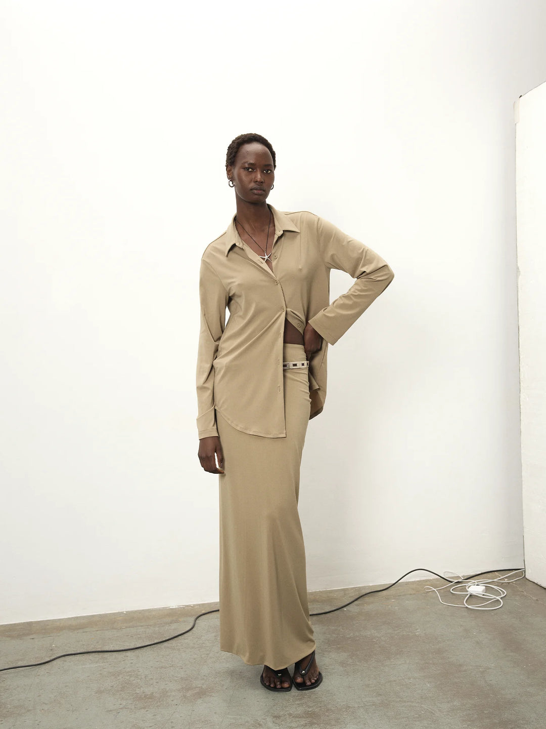 Elemental Everyday Skirt | Almond