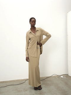 Elemental Everyday Skirt | Almond