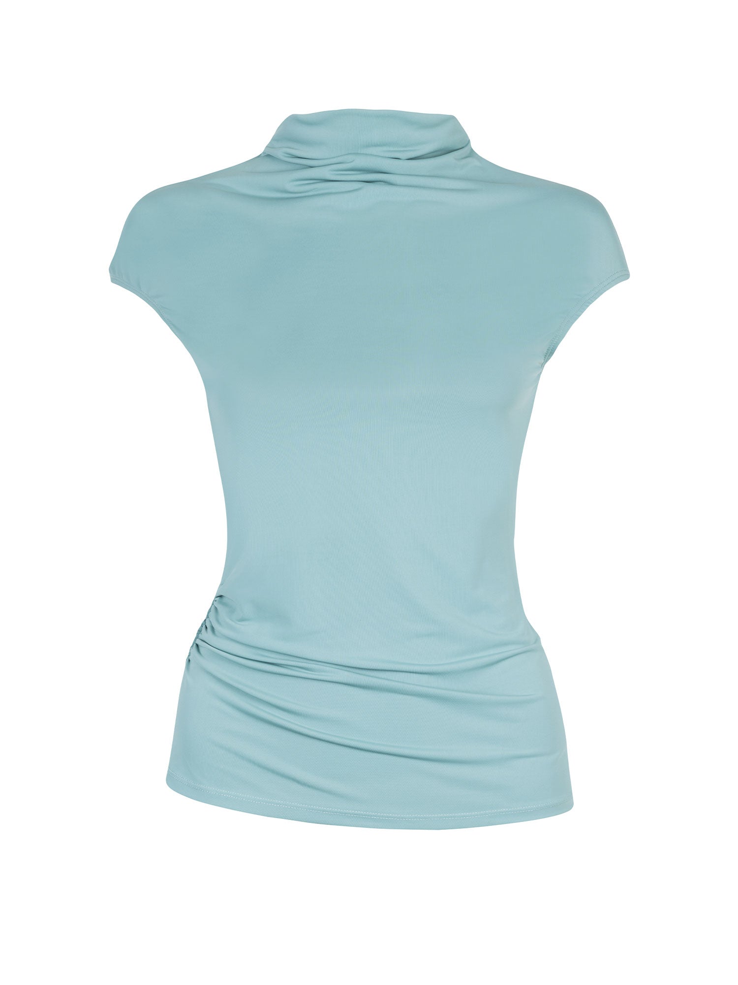 Asymmetric Tee | Chalk Blue