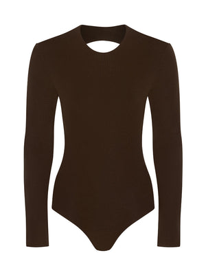 Backless Bodysuit, Cocoa