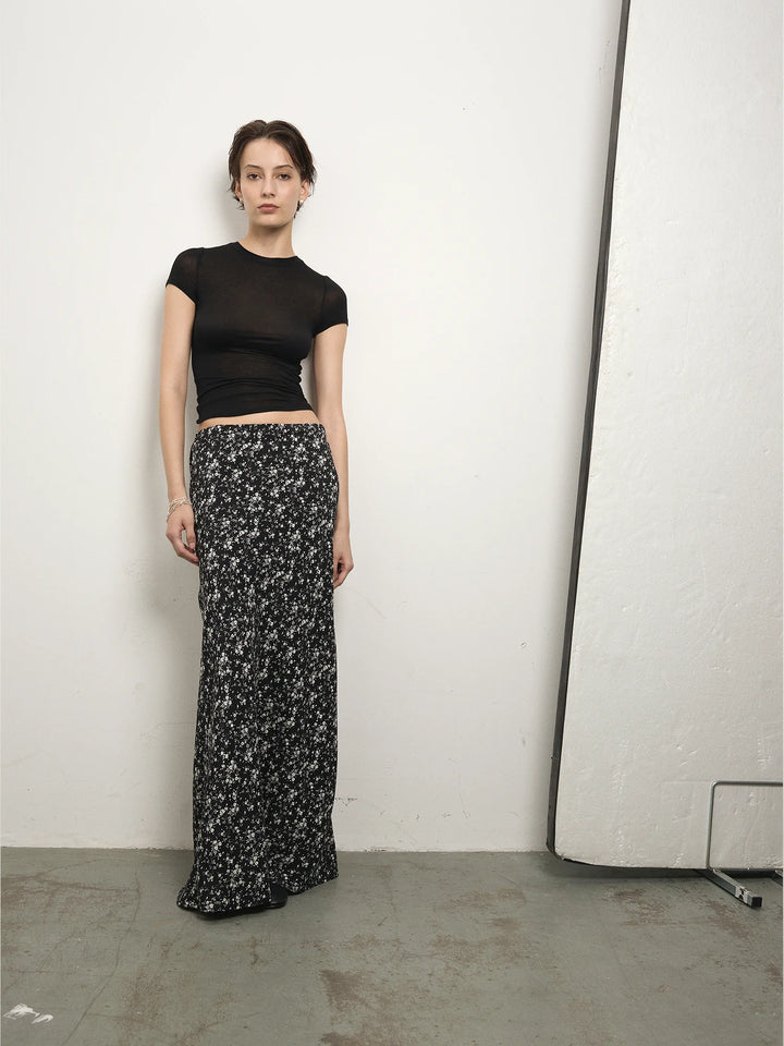 Elemental Bias Half Slip Skirt | Floral Print