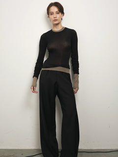 Elemental Bias Wool Pants | Black