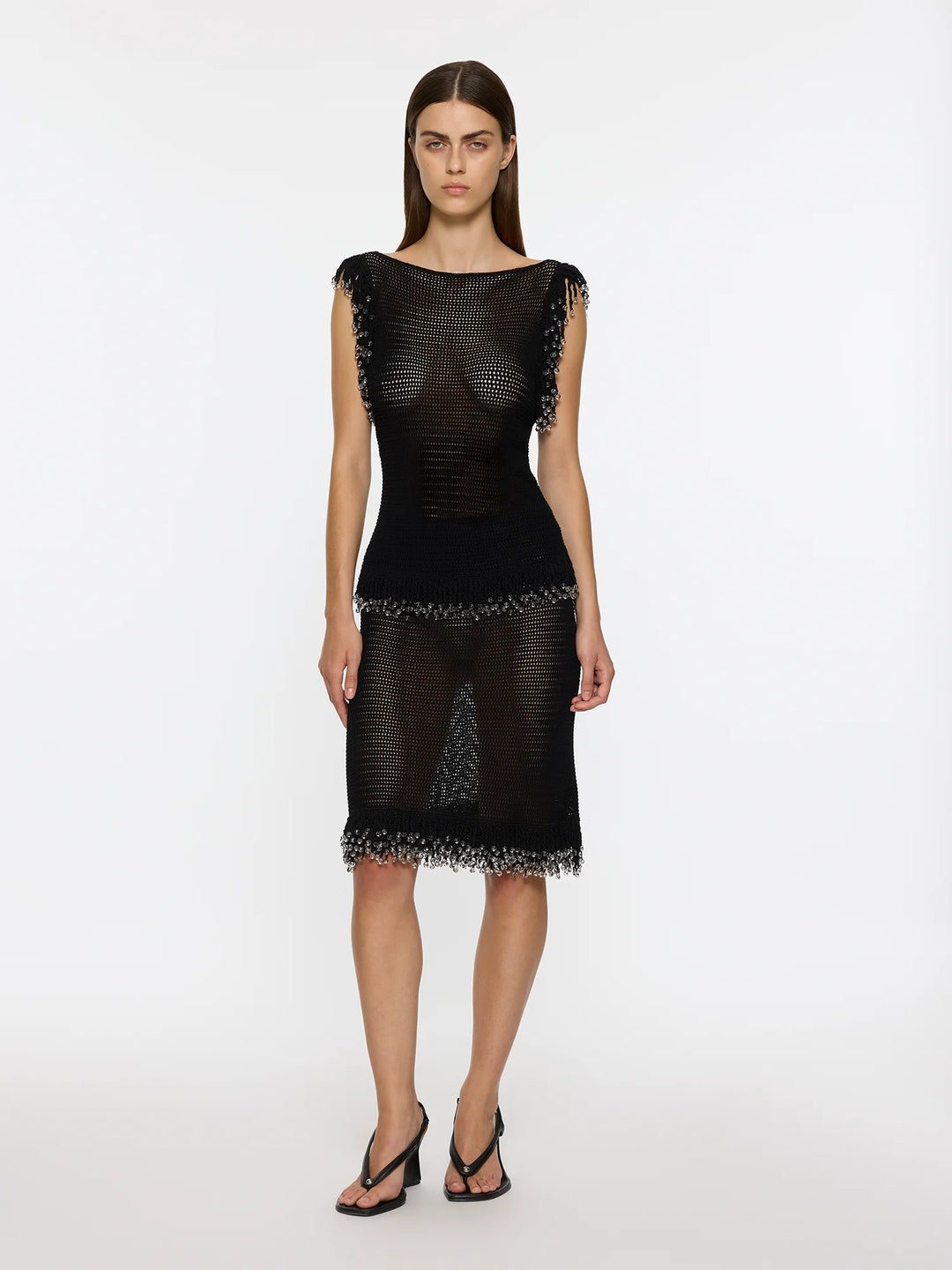 Fringe Skirt | Black