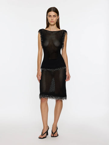 Fringe Skirt | Black