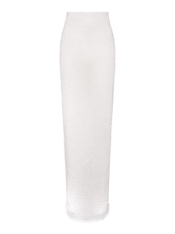 Elemental Popcorn Skirt | White