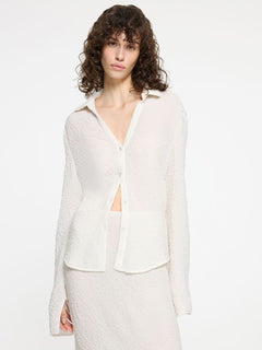 Elemental Popcorn Shirt | White