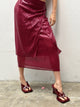 Kitty Skirt | Oxblood