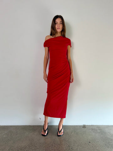 Elemental Ida Dress | Scarlet