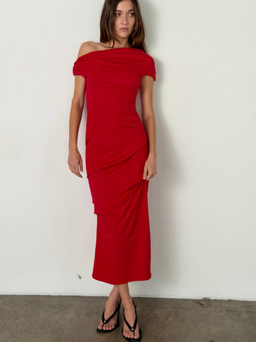 Elemental Ida Dress | Scarlet