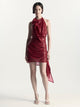 Amadea Dress | Oxblood
