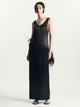 Ostrich Gown | Black