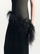Ostrich Gown | Black