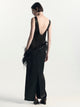Ostrich Gown | Black