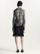 Minimalist Shirt | Croc Print Black