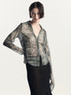 Minimalist Shirt | Croc Print Black