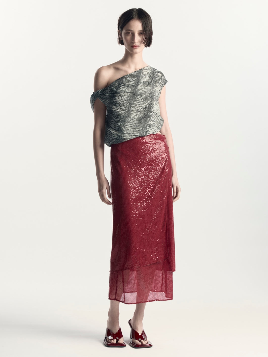 Kitty Skirt | Oxblood