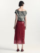 Alice Top | Croc Print Black