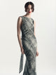 Cruz Dress | Croc Print Black