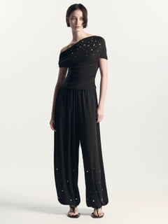 Celestial Olive Pant | Black