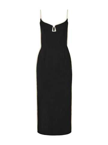 Marlo Dress | Black & White