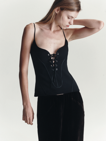 Paloma Singlet | Black