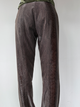 Python Leather Trouser | Tabacco Snake Skin