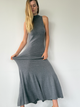 Mona Dress | Melange Gray