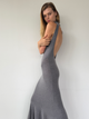 Mona Dress | Melange Gray
